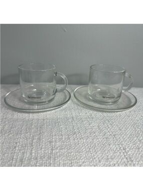 Nespresso Transparent Glass Espresso Set
